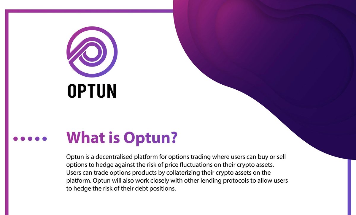 Optun1's tweet photo. What is Optun?🤔
#Optun #OPTU #DeFi https://t.co/ijlXinWxFn