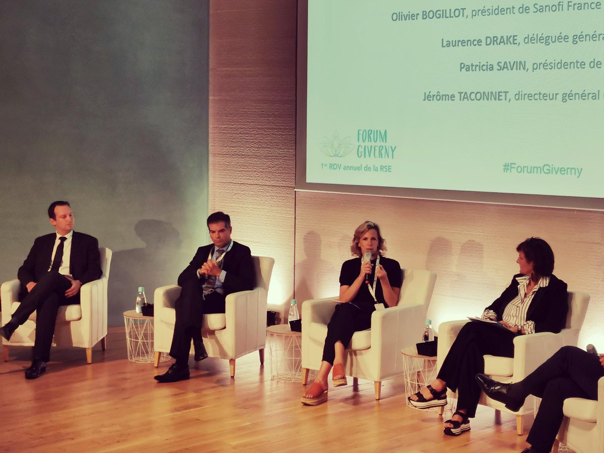 FondationFACE's tweet photo. "Accélérons le déploiement de l’économie circulaire et j’irai même plus loin... de la SOLIDARITÉ circulaire, que j’appelle de mes vœux !" @LaurenceDrake_ participe à la table ronde « Territoires innovants » au #ForumGiverny @ForumGiverny https://t.co/Qj6eNkciCY
