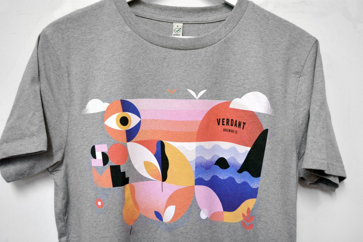 'Some Fifty' tees for the guys at <a href="/VerdantBrew/">Verdant Brewing Co 🍻</a> 
Printed using CMYK on organic cotton.