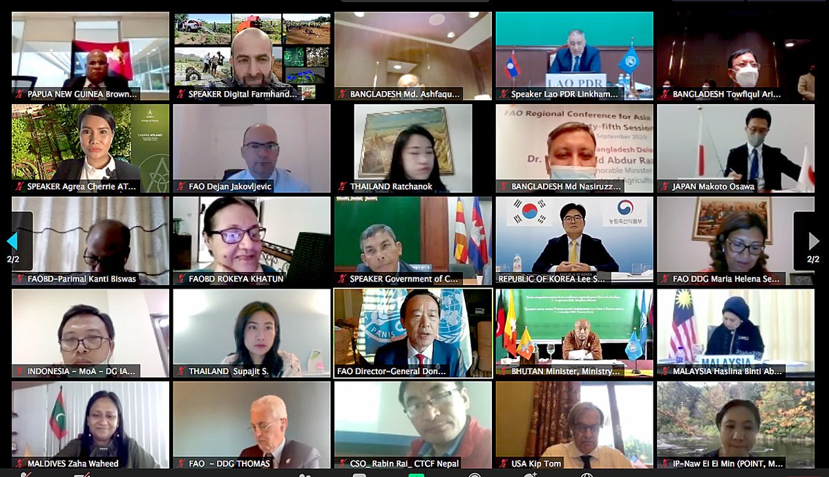 FAODG's tweet photo. The task ahead of us is clear: We must transform our #FoodSystems so that affordable, nutritious foods are available to all. And we must act now, coherently & collectively, with strong focus on transformation, digitalization & partnerships. #APRC35 (2/2) https://t.co/U2PdQvICDS