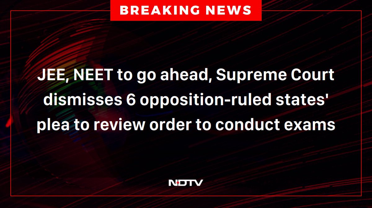 ndtv's tweet photo. #NEETJEE https://t.co/sja0wjakrA