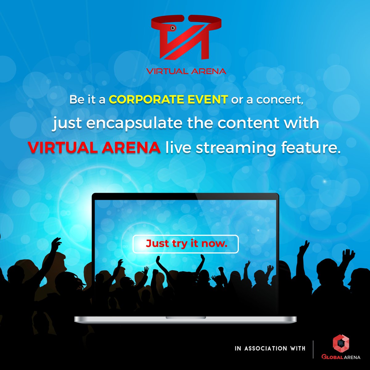 VirtualArena_VA's tweet photo. Be it a Corporate Event or a concert just encapsulate the content with
Virtual Arena Live Streaming feature.
#VirtualArena #Virtualreality #Blockchain #LiveStreaming #streamingservices #livestreamingplatform  #videostreaming #livevideo
https://t.co/cIGA8OPHOk https://t.co/3pWDzr4yu5