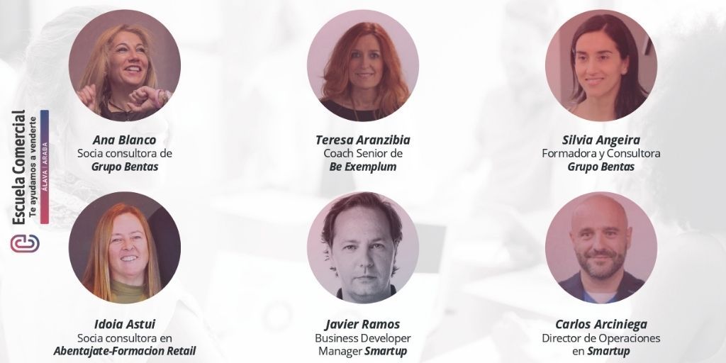 ecomercialaraba's tweet photo. 📚EXPERTO EN #MARKETING Y #VENTAS 
La #formación será impartida por grandes profesionales del sector. Nuestros #profesores (1/2):

🔸Ana Blanco y Silvia Angeira @GrupoBentas 
🔸Teresa Aranzibia #BeExemplum
🔸Idoia Astui  @Abentajate 
🔸Javier Ramos, Carlos Arciniega @smartup_es https://t.co/mzlQxSL5bp