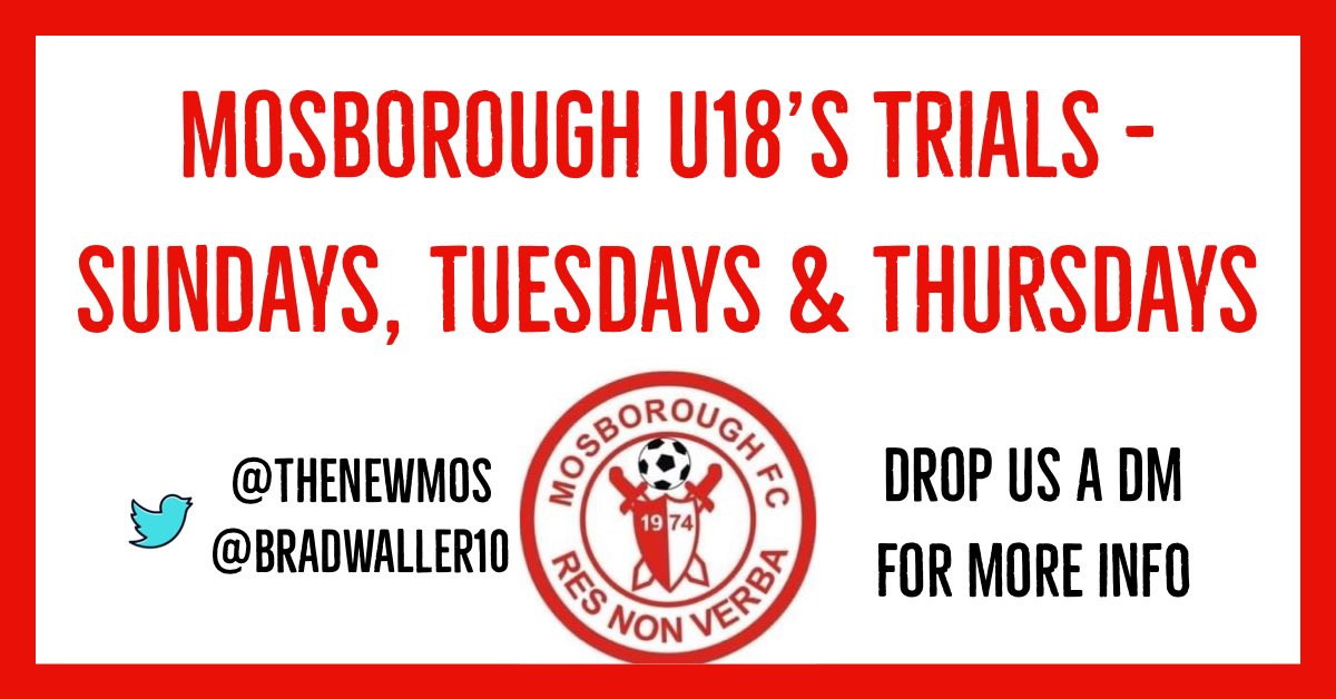 Mosborough U18’s tweet media