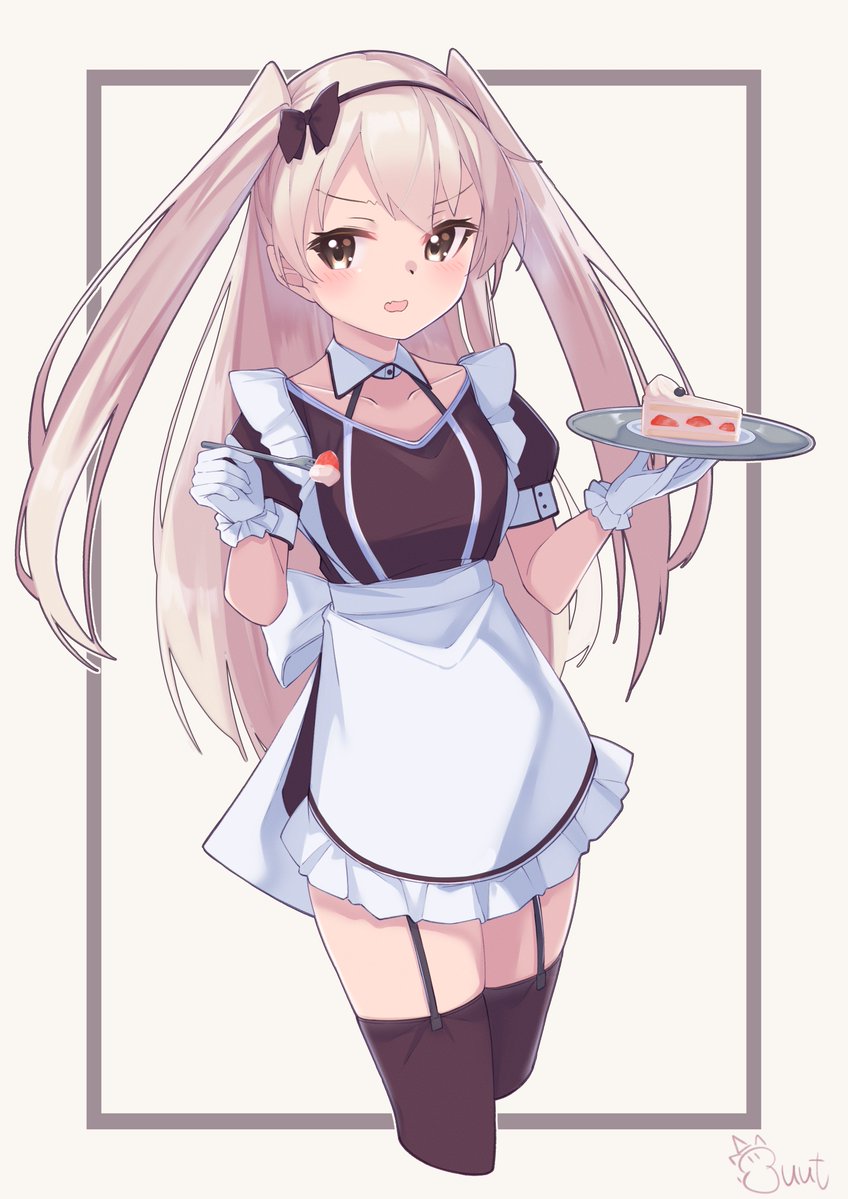 艦これ「メイド天津風ちゃん描いたよ!

#艦これ
#天津風 」|Uut．💉×4のイラスト
