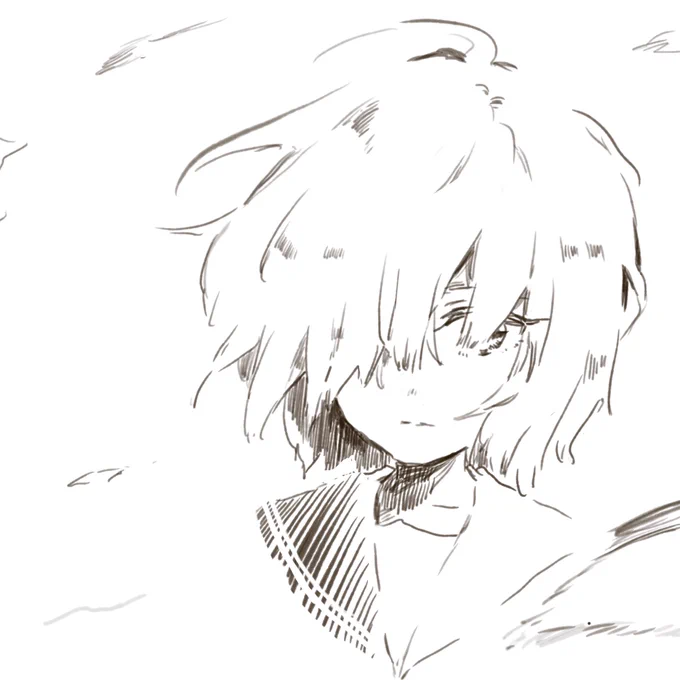 Procreateでペン設定いじりしてた 