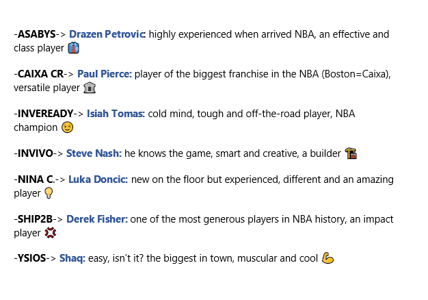 Antonio Herce (@a_herce) on Twitter photo #LIFESCIENCES VCs AS THEY WERE #NBA PLAYERS
a thread for NBA freaks that know the LS VC in Barcelona. small niche, I know… but let's have some fun!
<a href="/AsabysPartners/">ASABYS PARTNERS</a> <a href="/CaixaCR/">Caixa Capital Risc</a> <a href="/inveready/">Inveready</a> @InvivoCapital <a href="/ninacapital/">nina.capital</a> <a href="/Ship2B/">Ship2b.com</a> <a href="/YsiosCapital/">Ysios Capital</a>
<a href="/eplorans/">JMesa</a> choose yourself for <a href="/_AltaLS/">ALTA LIFE SCIENCES</a> ;) #LIFESCIENCES VCs AS THEY WERE #NBA PLAYERS
a thread for NBA freaks that know the LS VC in Barcelona. small niche, I know… but let's have some fun!
<a href="/AsabysPartners/">ASABYS PARTNERS</a> <a href="/CaixaCR/">Caixa Capital Risc</a> <a href="/inveready/">Inveready</a> @InvivoCapital <a href="/ninacapital/">nina.capital</a> <a href="/Ship2B/">Ship2b.com</a> <a href="/YsiosCapital/">Ysios Capital</a>
<a href="/eplorans/">JMesa</a> choose yourself for <a href="/_AltaLS/">ALTA LIFE SCIENCES</a> ;)