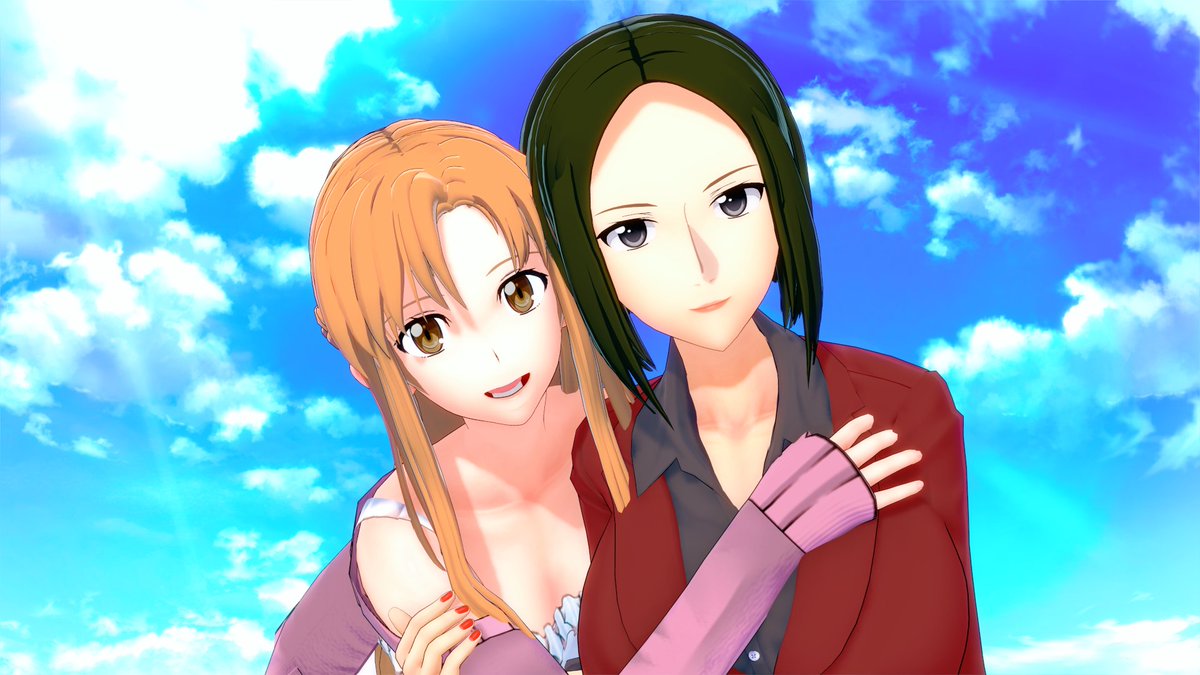 Sido در توییتر Saoからアスナのお母さんこと 結城京子さんが完成 ついでにアスナも修正してきました コイカツ Sao ソードアートオンライン