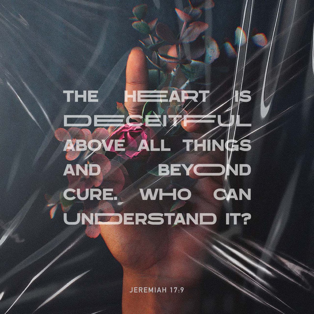GaryLHicks's tweet photo. “The heart is deceitful above all things, And desperately wicked; Who can know it?
Jeremi…
https://t.co/L7DzsXuRdk
Father, You know my heart and my brokenness. Help me to be an "open book" before You. Give me the grace to repent quickly and be quick to obey You! - GH https://t.co/k9a98Q1IvM
