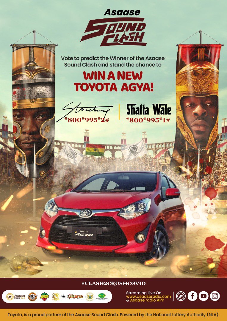 This Toyota AGYA Belongs To A BhimNative.. 
I have Seen The Prophecy!
Let’s Grab it in Real Life!
*800*995*2# 
#BhimNation 🌎 🇬🇭
#AsaaseSoundClash #ClashToCrushCovid 
3b3 ye  #Putuu 
youtu.be/6iAZZIdJcys
<a href="/asaaseradio995/">Asaase 99.5</a>