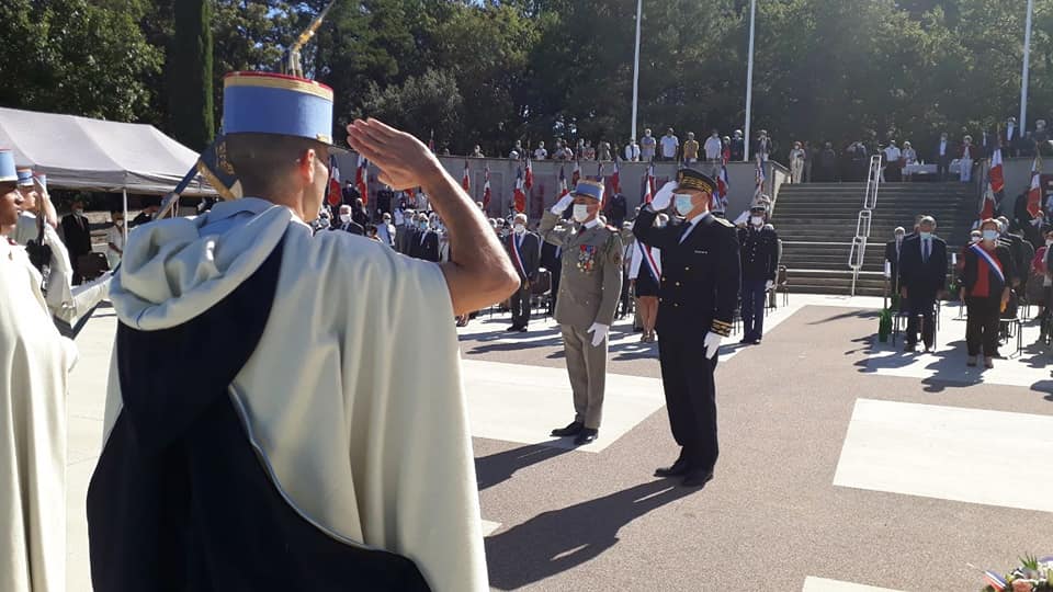 76e cérémonie de la Libération de la #Drôme en présence du préfet de la Drôme Hugues MOUTOUH. La Résistance doit toujours se conjuguer au présent, aimait à dire Lucie Aubrac : l'exemplarité de ces actes et de l'esprit qui les a suscités doit en effet continuer à nous inspirer.