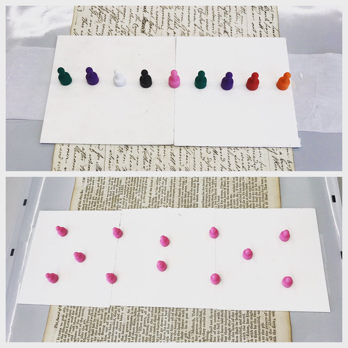 wyorksarchives's tweet photo. There are clearly two types of people in the conservation studio... which one are you? #carryonconservation #conservationtools #magnets https://t.co/gGfi8sQ33m