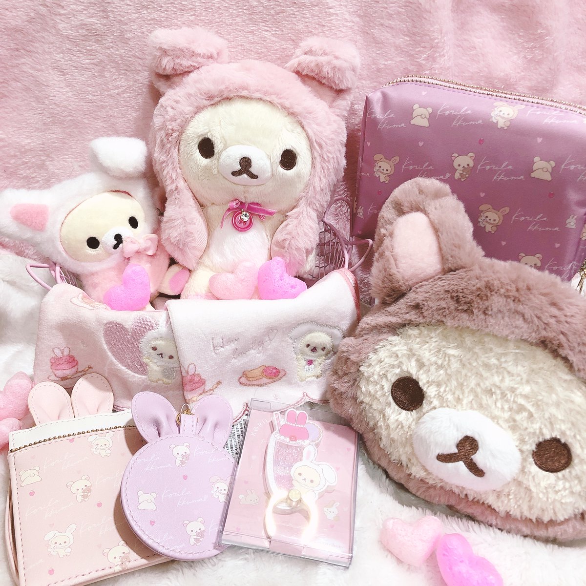 リラックマ コリラックマと子うさぎたちのティータイム アクリル