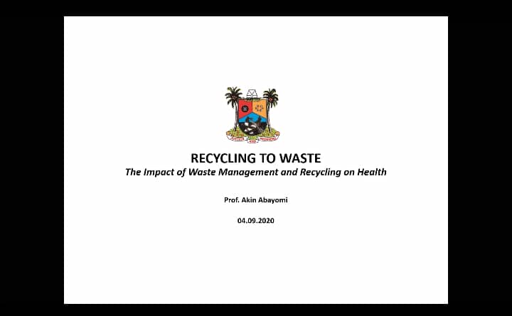 Prof. Akin Abayomi (@profakinabayomi) on Twitter photo I am glad to be at the <a href="/hsesummit/">HSE Summit</a> 2020 themed: RECYCLING TO WEALTH, as a special guest speaking on the impact of Waste Management and Recycling on Health #ForAGreaterLagos
The summit targets Business Leaders, policy makers, Safety, Health and Environment Professionals I am glad to be at the <a href="/hsesummit/">HSE Summit</a> 2020 themed: RECYCLING TO WEALTH, as a special guest speaking on the impact of Waste Management and Recycling on Health #ForAGreaterLagos
The summit targets Business Leaders, policy makers, Safety, Health and Environment Professionals