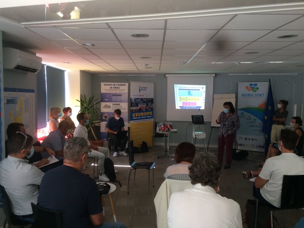 MdEuropeNimes's tweet photo. Faire bénéficier vos jeunes de la mobilité internationale?? Rejoignez le collectif départemental de mobilité internationale dans le @Gard . Première réunion à la @MdEuropeNimes avec #ipeicc @CRIJMontpellier @EurodeskFR @LyceeNimes https://t.co/QCl1ZX4LUl