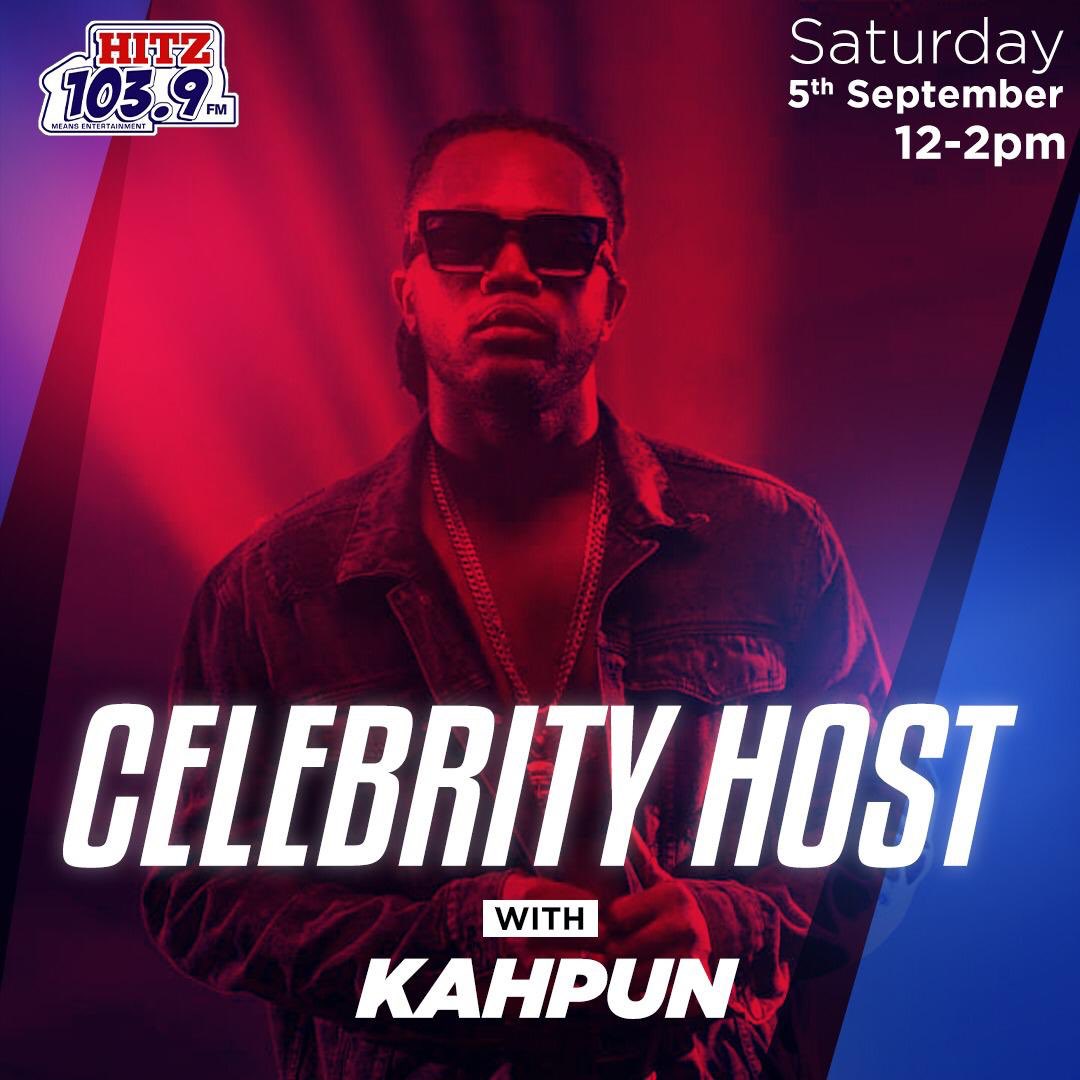 Kahpun_'s tweet photo. Good day Fam π€©π€©
I will be your celebrity presenter on Hitz 103.9 FM for tomorrow Saturday 5th Sept from 12 - 2pm π₯π₯π₯
We will be Playing all the Heightz catalog enuh β π²
Donβt Miss Out π¦
π§ π
#1Army1General βπΏ
#Boardbox
#HHA
#Makeup https://t.co/EFEQlSncwI