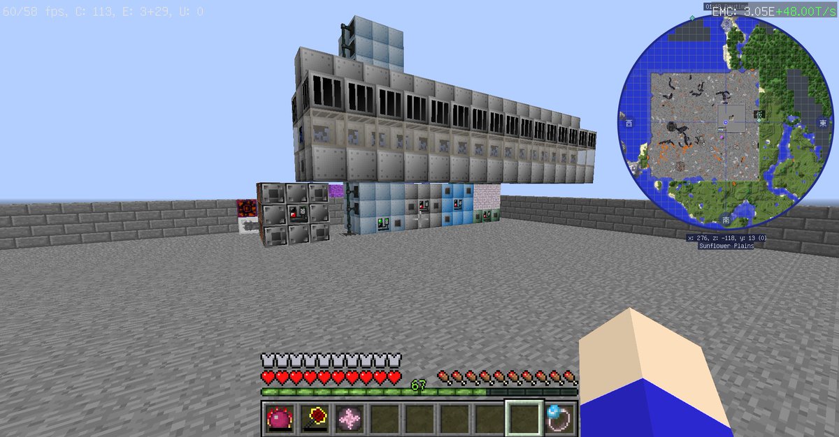 ST256_'s tweet photo. はちゃめちゃにしてやったぜ。
#マインクラフト #Minecraft #GTCE https://t.co/se7uKZ0Jq9