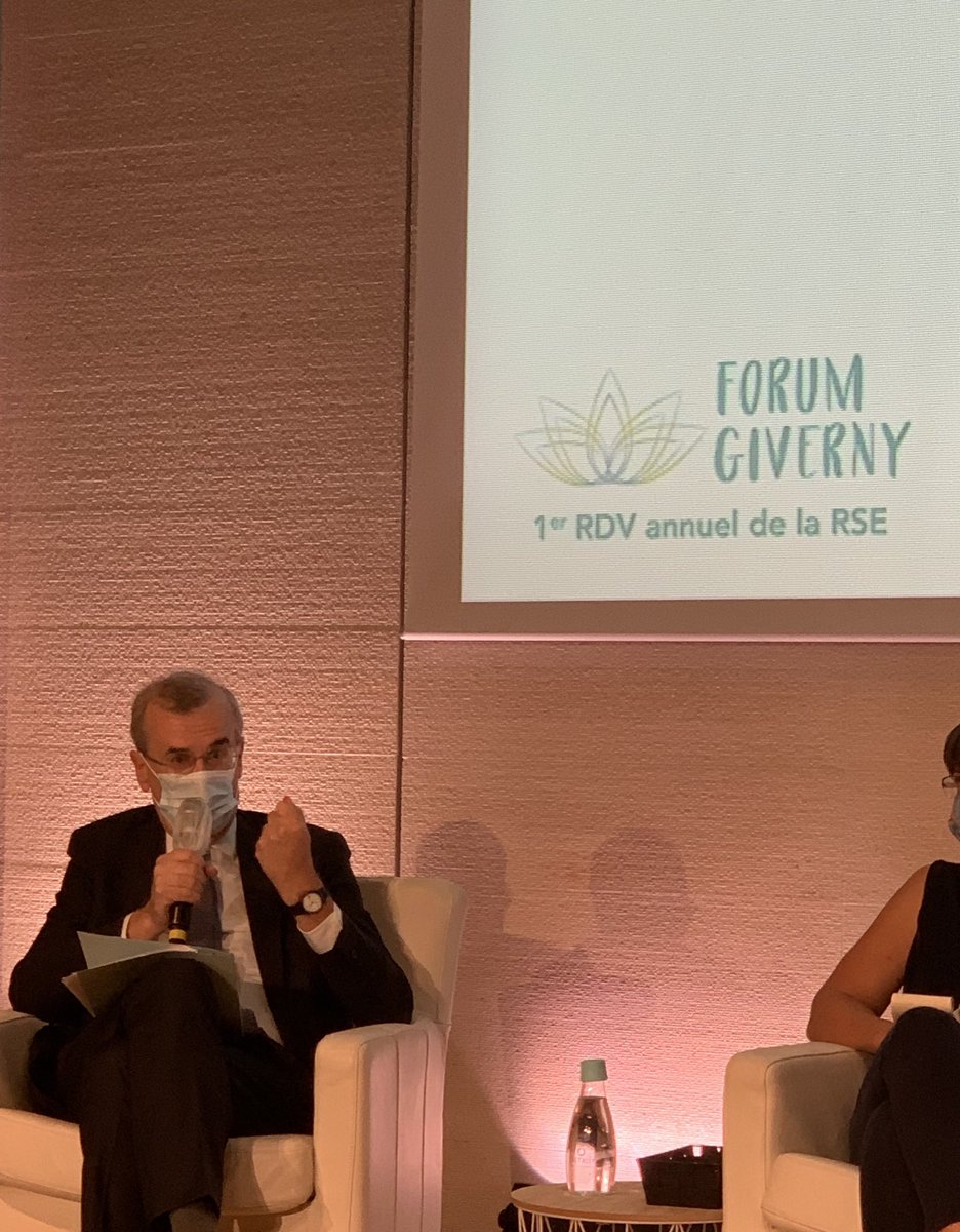 #ForumGiverny F. Villeroy de Galho : le redémarrage économique post covid ne pourra être qu’écologique.