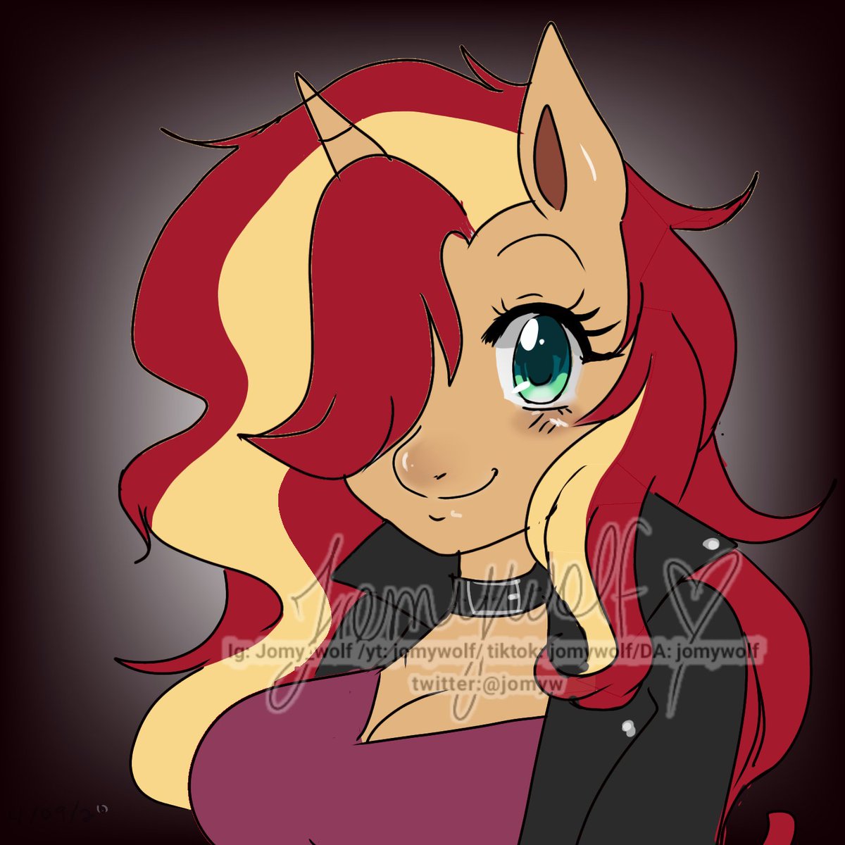 JomyW's tweet photo. First time i draw baco- i mean #sunsetshimmer xD she's one of my fav ponies uwu❤
Original @TeranenSFW
#jomywolfart #mlp #mlpanime #animemlp #mlpfandom #fanart #anthropony #ponyanthro #ibispaintx #ibispaint https://t.co/ntLqPo9jIx