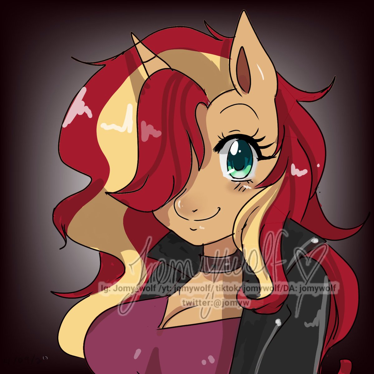 JomyW's tweet photo. First time i draw baco- i mean #sunsetshimmer xD she's one of my fav ponies uwu❤
Original @TeranenSFW
#jomywolfart #mlp #mlpanime #animemlp #mlpfandom #fanart #anthropony #ponyanthro #ibispaintx #ibispaint https://t.co/ntLqPo9jIx