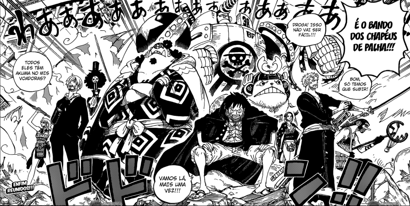 Samurai Morcego En Twitter Spoiler Do Capitulo 9 De One Piece O Hype Explodiu Os Chapeus De Palha Se Apresentam Diante Dos Seus Inimigos Preparados Para A Batalha A Primeira Pagina Dupla