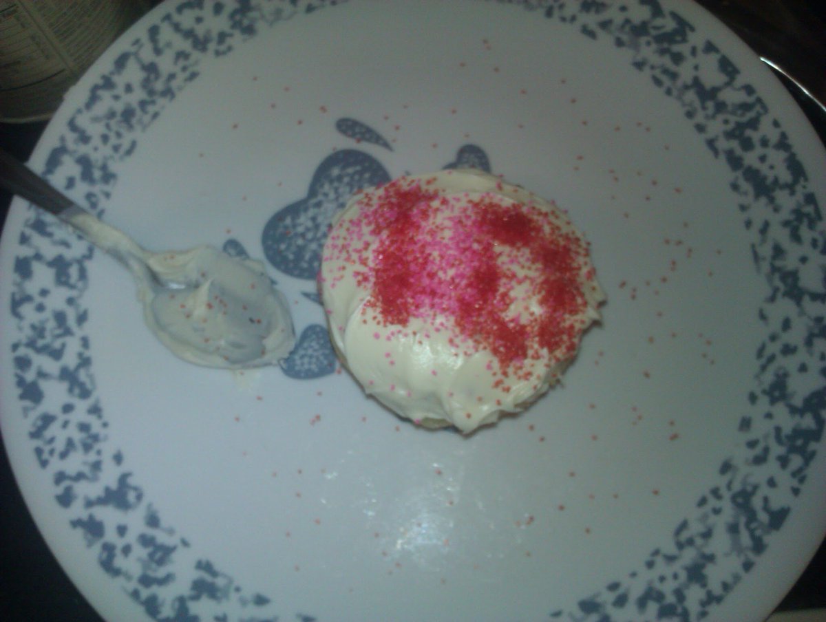 Exhibit D: a cupcake from my 15th birthday....ikik
