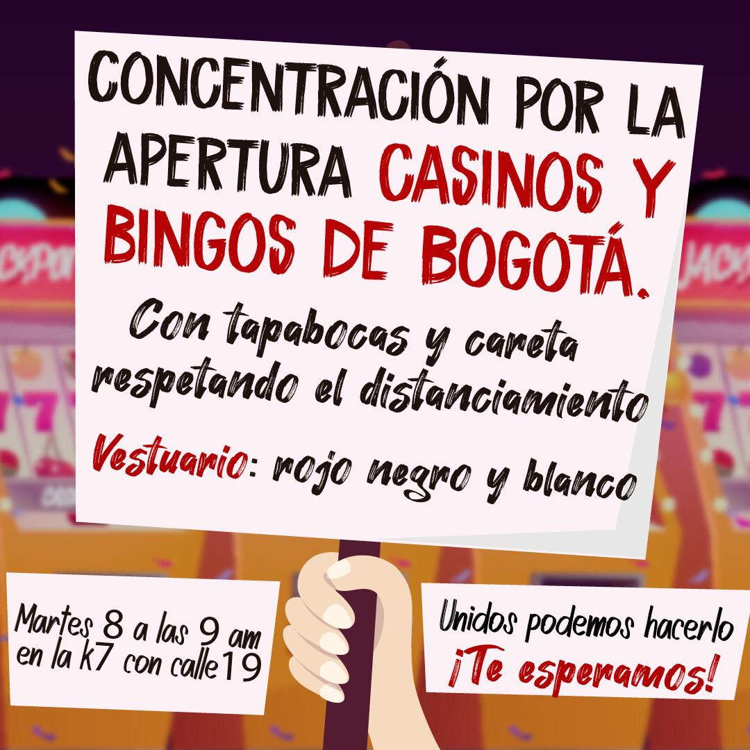 agradezcoaDios's tweet photo. Por todos las familias que dependen de los Casinos y Bingos, exigimos el derecho a trabajar, exigimos la oportunidad de que todos los establecimientos puedan abrir sus puertas al público, Bogotá NO MAS MASACRES ECONÓMICAS NI LABORALES. #SOS #abramoscasinosya #yloscasinospacuando https://t.co/lFUcxW7ZIQ