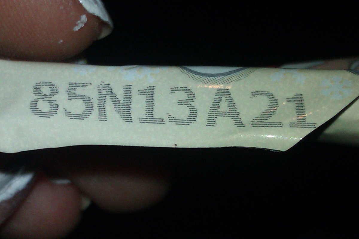 Exhibit G: this candy wrapper because it says N13 aka Niall and his birth day