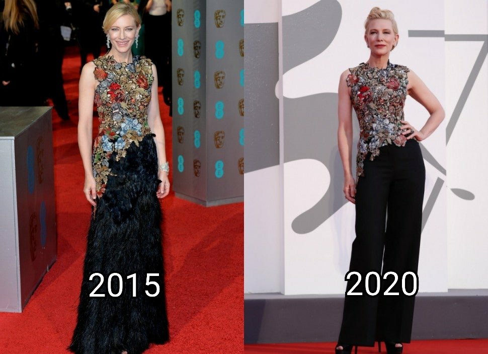 เราประทับใจการใส่ชุดซ้ำออกงานของเคทมากนะ เคทให้สัมว่าชุดสวยไม่จำเป็นต้องใส่รอบเดียว ละยังคำนึงถึงผลกระทบของอุตสาหกรรม​แฟชั่นที่มีต่อสิ่งแวดล้อมด้วย ซึ่งแต่ละชุดเป็นชุดที่เคทใส่เมื่อ4-5ปีก่อน จับมาใส่ใหม่ก็ยังสวยและเท่ห์มากๆอยู่อะ เนี่ยไม่ให้เรารักเค้าได้ไง ใส่ใจไปทั้งหมดเลยอะ💗💜