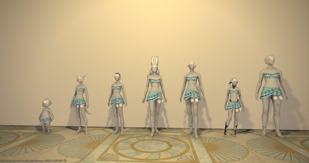 師事間 בטוויטר 立ち方の比較が気軽にできると気づくと ハイランダーのマネキンが欲しくなるなあって思うこの頃 男性の背の順にしたらアウラ女性の小ささが目立つ あとアウラの男性 ポーズ次第で左右にぶれすぎ 基本立ち マネキン立ち Ff14