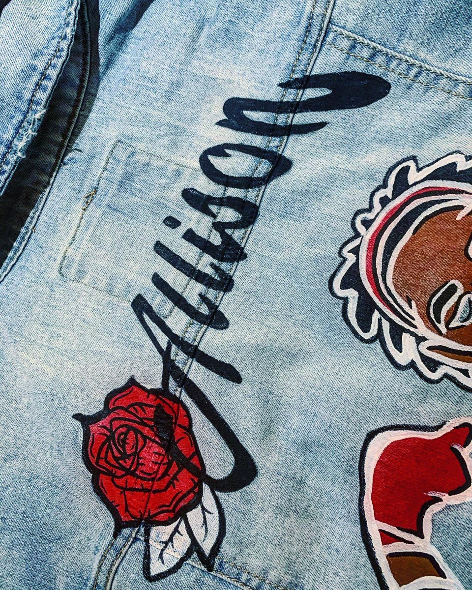 JadaHenderson77's tweet image. Jean Jacket for @kenzicaswell 🌹 #flyhightre