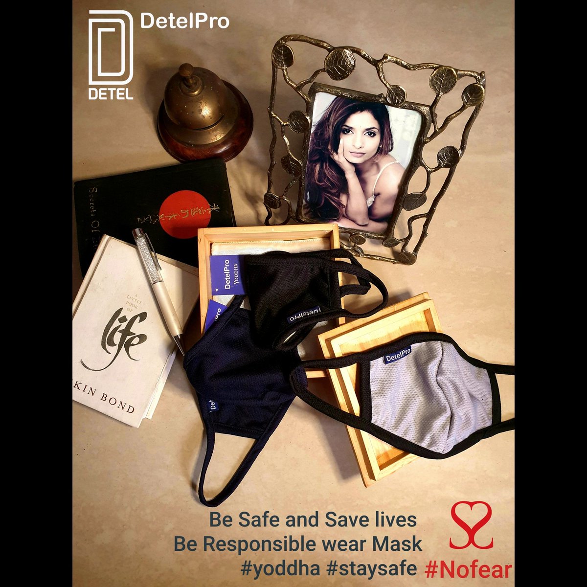 sandhyashetty's tweet photo. World is beautiful &let's all come together to make it a safe place to live ❤
#sandhyashetty #NoFear #wearmask #staysafe #stayhappy😊
#lifeisbeautiful #safety #fightcoronavirus
Website- https://t.co/XWRm38IwN7
@detel_pro #DetelPro #Yoddha #Mask #Health #wellness #madeinindia 🇮🇳 https://t.co/e4EYxXp2NM