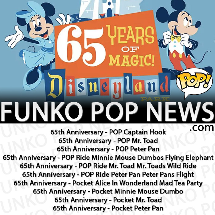 For those wanting to know what's in the Disneyland 65th wave 2, that is landing 9/8 ~ #FPN #FunkoPOPNews #Funko #POP #Funkos #POPVinyl #FunkoPOP #FunkoPOPs #Disneyland #Disneyland65 #Disney