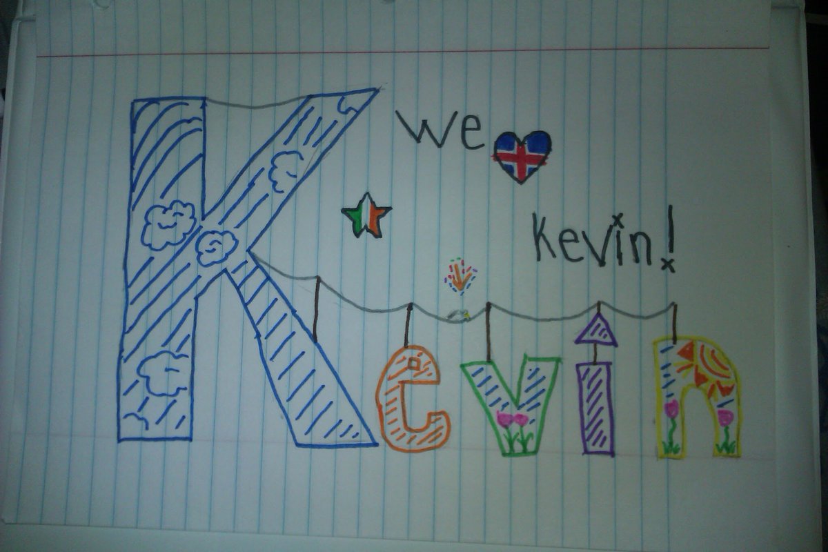 Exhibit K: there’s more but, you pickin up what I’m puttin down, and might I add phenomenal artistic skills here. P.s. We love you Kevin! 