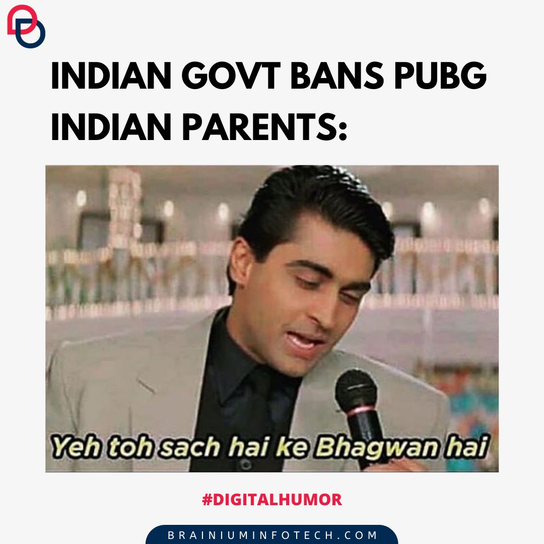 BrainiumIT's tweet image. #FridayFun #DigitalHumor #PUBGBan #PUBG