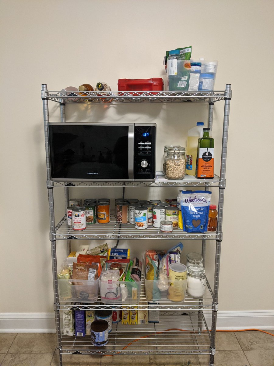 Fakebutokay's tweet photo. This is how us, the neurodiverse, will take over the world. Visible pantries. Fuck closet pantries. Shit's for the birds. ๐ฆ๐ฆ #adhdtwitter #ADHDlifehacks #ADHD https://t.co/iMihTLN0oE