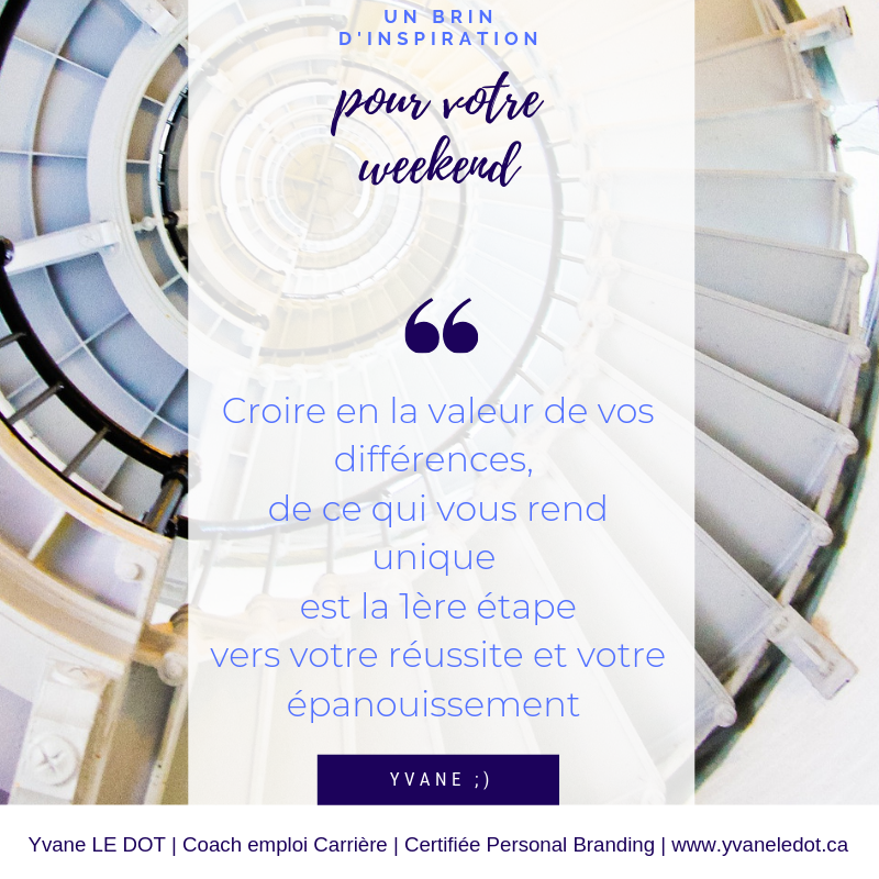 yvaneledot's tweet photo. Croire en la valeur de vos #différences, de ce qui vous rend #unique est la 1ère étape vers votre #réussite et votre #épanouissement 
Devenez l'entrepreneur de votre #carrière. Croyez en vous https://t.co/RfVk08j4gg