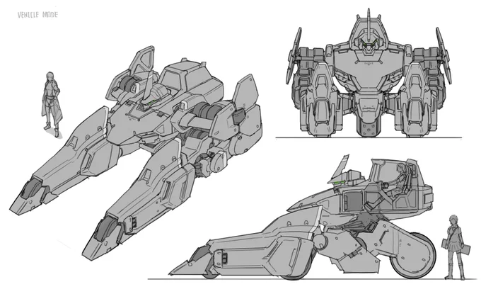 Sketch Unit 02 vehicle mode 
