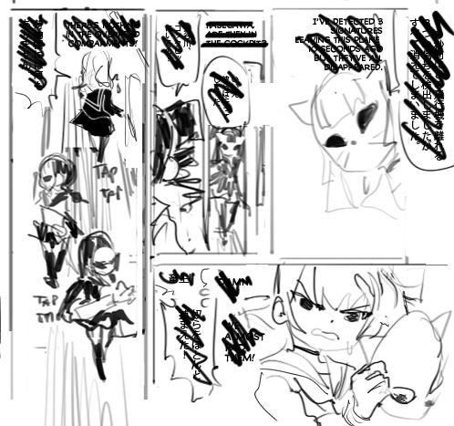 Okay this was actually a terrible idea.
Putting two languages on the same page (John Wick style) sounded like a good idea, but in execution with a conversation this long it's just a complete trainwreck visually.