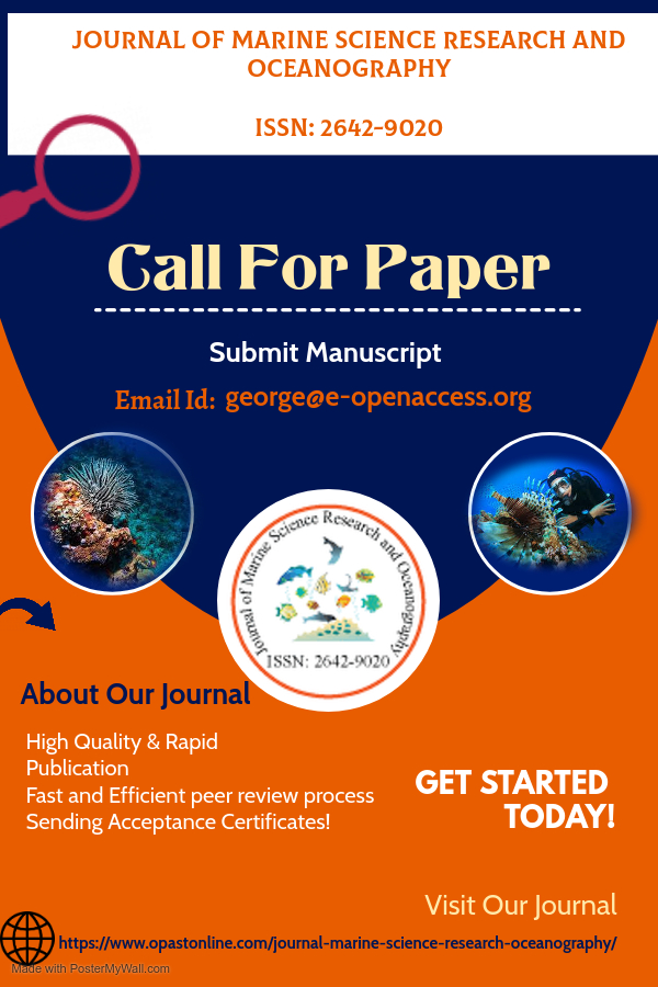 OpastPublishing's tweet photo. #Journal_Marine_Science_Research_and_Oceanography (ISSN: 2642 9020)

Invited you to submit your valuable #research_work to #publish best quality #articles in our #journal 

#Marine_ecologists #Oceanographers #aquaculture 

Submit manuscript: https://t.co/oDbGVpWxSp

#RETWEEET https://t.co/hFJQ80jnhe
