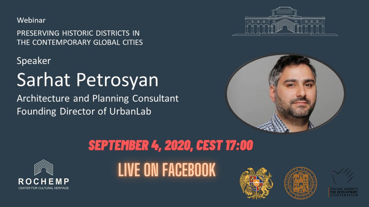 Պատմական թաղամասերը քաղաքներում պահպանելու մասին այսօր երեկոյան, ժամը 19։00-ին կխոսի Սարհատ Պետրոսյանը (<a href="/sarhat/">Sarhat</a>):