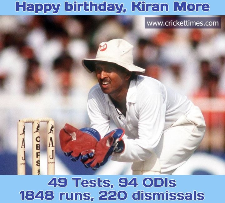 Happy birthday, Kiran More 