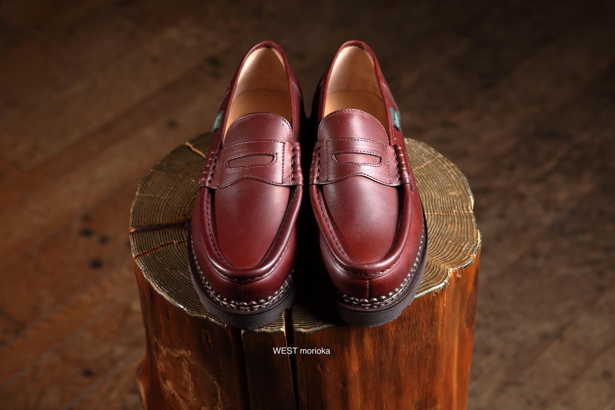 極上】Paraboot パラブーツ ランス ローファー 7 マロン リスレザー