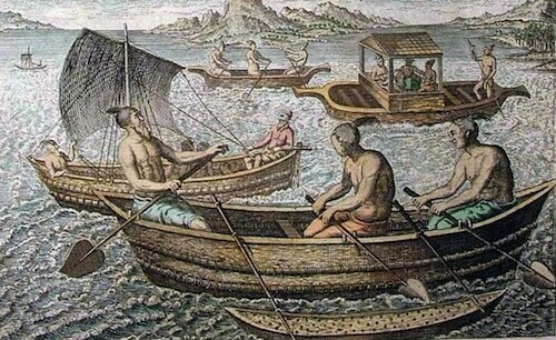 Ancient Hindu ShipsBharat is surrounded on three sides by the sea. The ancient Bhartiya first built the boat to travel across the sea. Image of general public of the Vedic era is that of sailors, which coincides with the historical relics of the Saraswati Valley civilization.