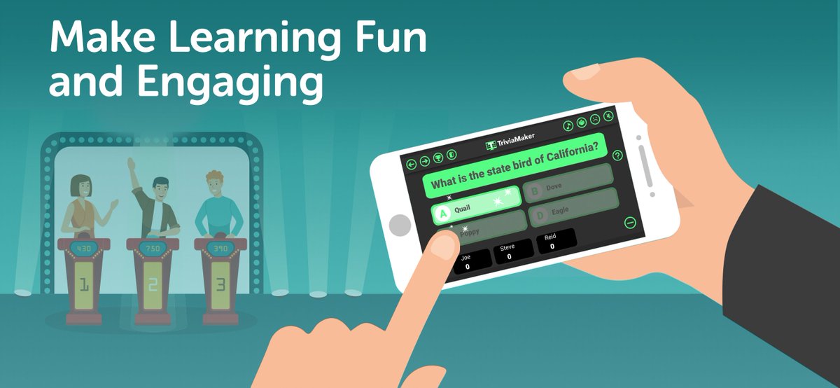 TriviaMaker is a great tool with a live classroom, or a virtual one!