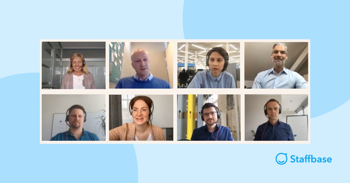 StaffbaseDACH's tweet photo. Am Mittwoch haben wir den 1. Internationalen Tag des Intranets gefeiert. 🎉  Die #Intranet-Expert*innen haben spannende Insights aus Theorie &amp; Praxis geteilt. 

Danke an @S_Fluegel, Katja Reinhardt, @LutzHirsch, Jonas Bladt Hansen, @prud_de @frankx  &amp; unsere #StaffbaseCommunity! https://t.co/xtsPGQqQlW