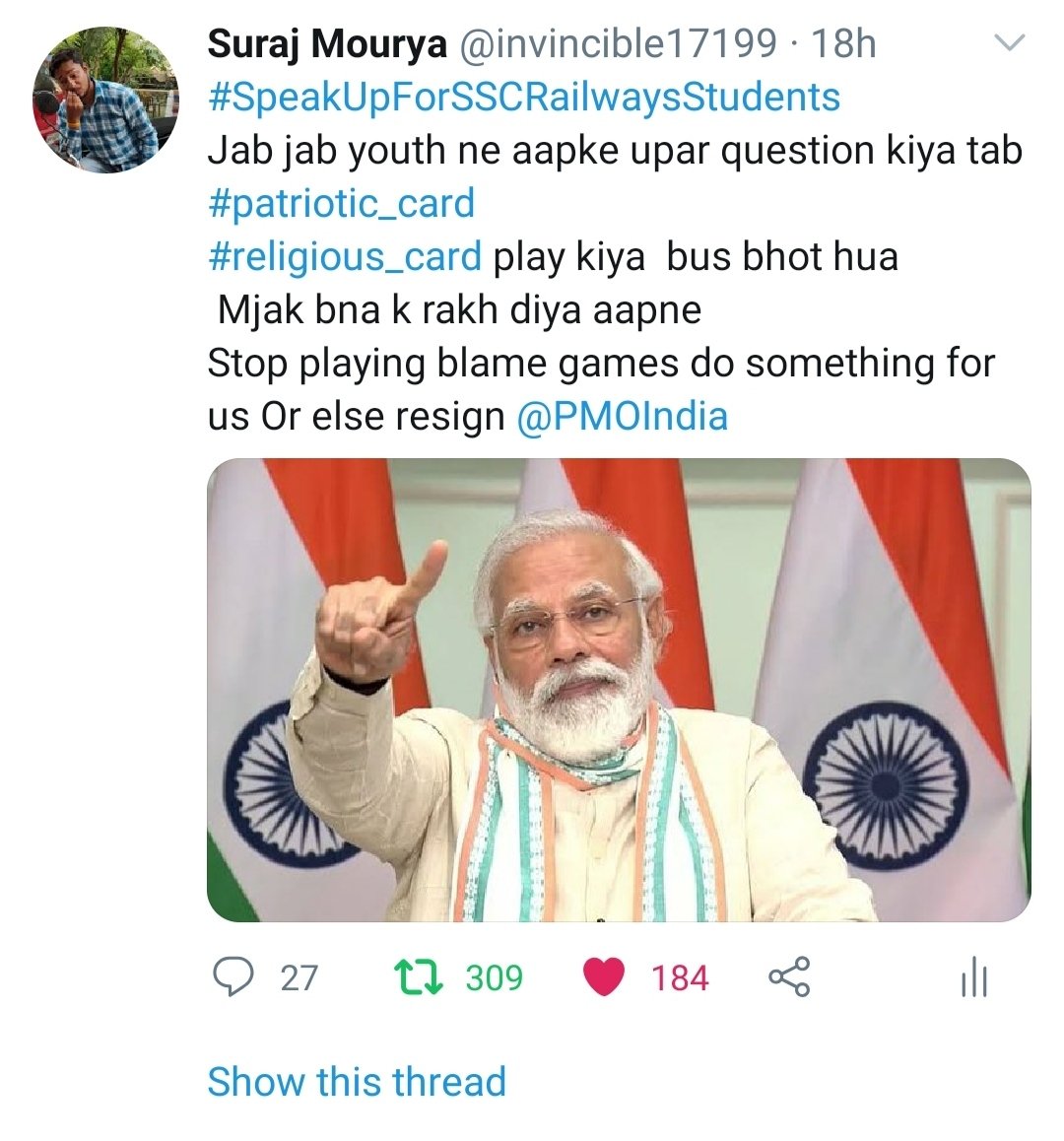 invincible17199's tweet photo. @deepakmth77 @prashasksamiti @rakesh_bstpyp @YogiDevnath2 @HarshidDesai1 @beingarun28 @KapilMishra_IND https://t.co/pYMdw7mEWl