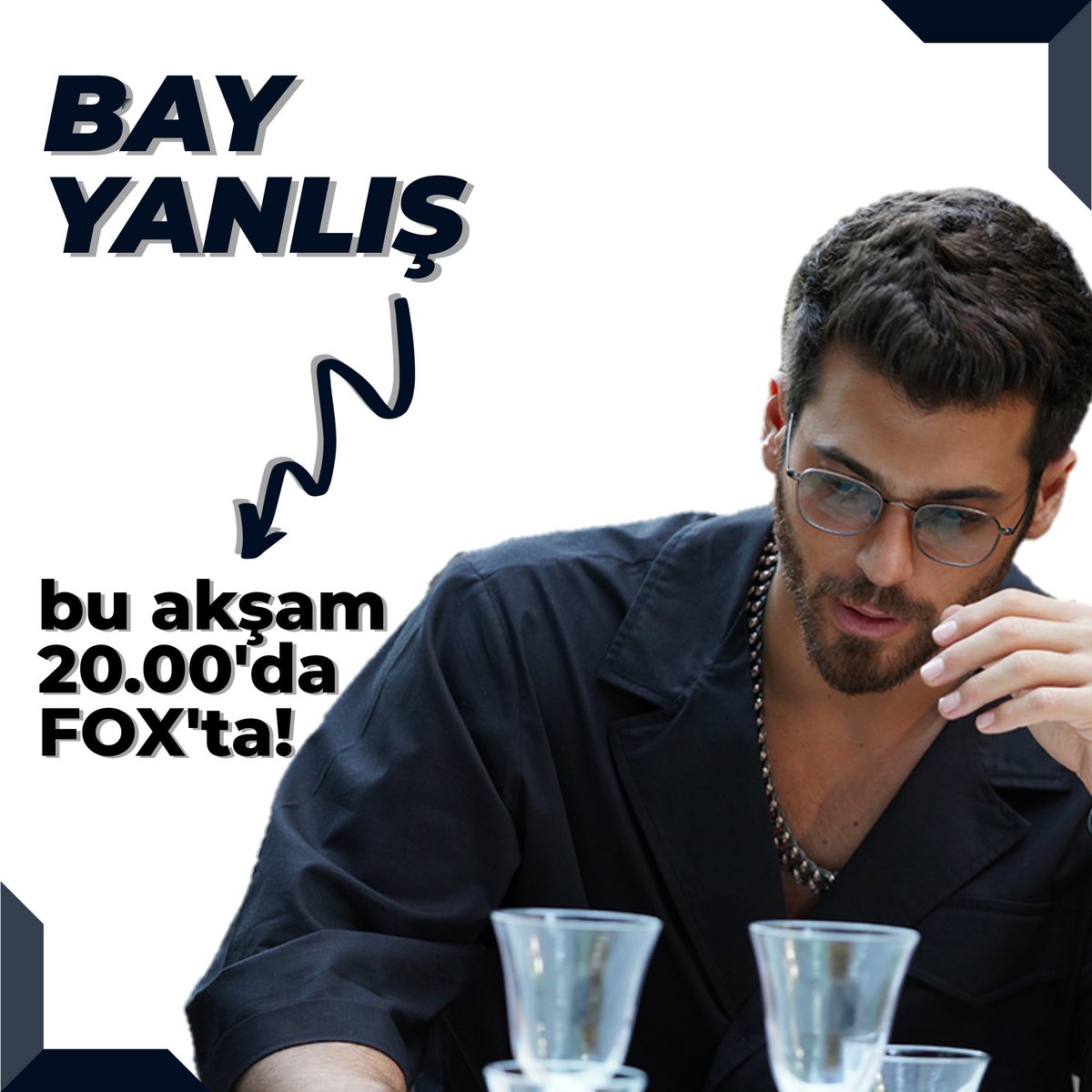 CanYamanNews's tweet photo. Bay Yanlış, 10. bölümüyle bu akşam 20.00'da FOX'ta!⭐
•#CanYaman #BayYanlış #ÖzgürAtasoy• https://t.co/FJY6zUhAmr