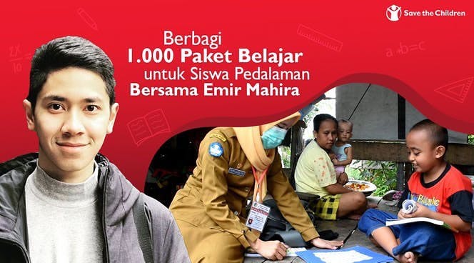 EmirMahiraKece's tweet photo. Holaa, @EmyrMahira dan @SaveChildren_ID sedang mengadakan campaign dalam rangka membantu anak-anak untuk dapat tetap belajar di masa pandemi seperti ini.
Untuk info dan membantu sejumlah dana bisa langsung klik link di bawah ya 😇
https://t.co/QLE453mFAM https://t.co/h9DlEjTKnA