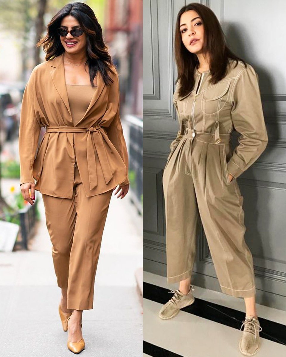 ShopBollywoo's tweet photo. @priyankachopra or @AnushkaSharma , what’s your favourite style among these two?
.
Tell us in the comments below👇🏻
.
#bollywoo #stopthescreen #shopthescreen #priyankachopra #anushkasharma #fashion #monochromefashion #beige #pickone #bollywoodfashion #contest #whoworeitbetter https://t.co/mtqeF1HnKf